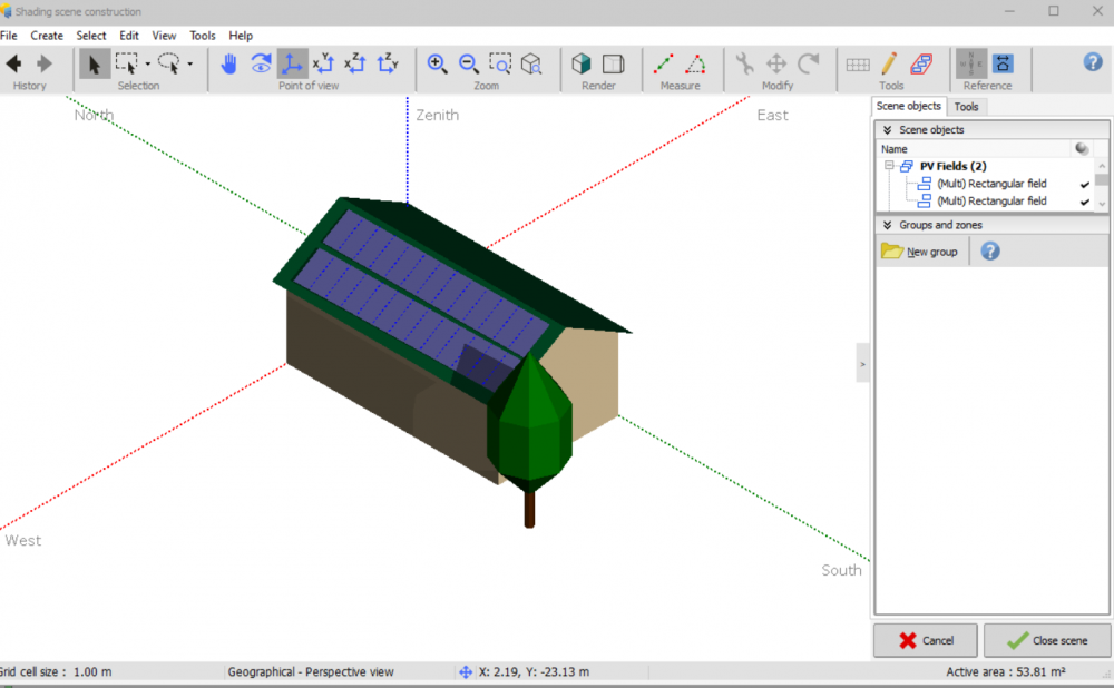 Shading loss - PV Components - PVsyst forum